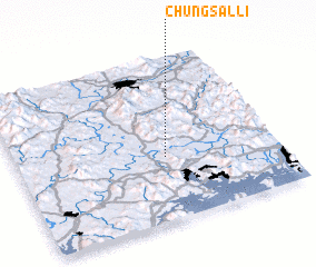 3d view of Chŭngsal-li