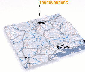 3d view of Tongbyŏn-dong