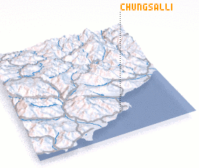 3d view of Chŭngsal-li