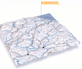 3d view of Kodŭn-gol