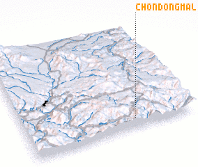 3d view of Chŏndŏngmal