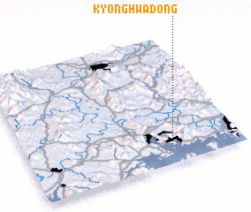 3d view of Kyŏnghwa-dong