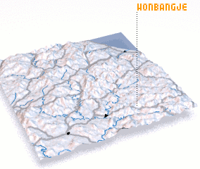 3d view of Wŏnbangje