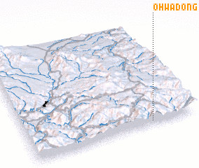 3d view of Ŏhwa-dong