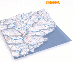 3d view of Sŏng-gol