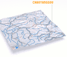 3d view of Chaoyanggou