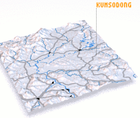 3d view of Kŭmso-dong