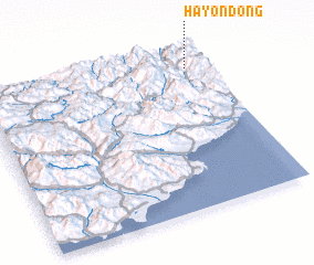 3d view of Hayŏn-dong
