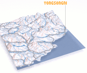 3d view of Yongsŏng-ni