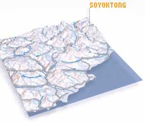 3d view of Sŏyŏk-tong