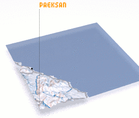 3d view of Paeksan