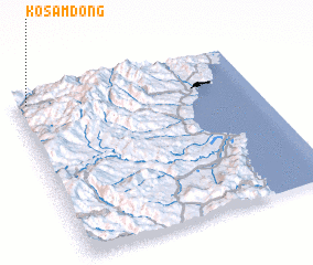 3d view of Kosam-dong
