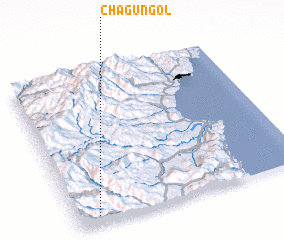 3d view of Chagŭn-gol