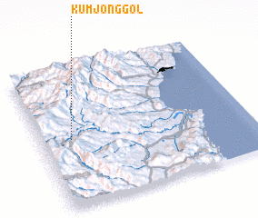 3d view of Kŭmjŏng-gol