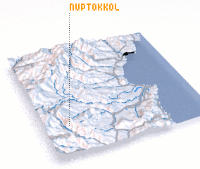 3d view of Nŭptŏk-kol