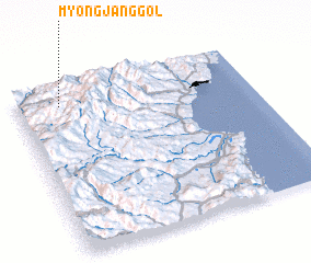 3d view of Myŏngjang-gol