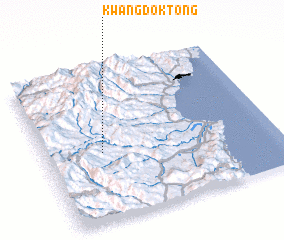 3d view of Kwangdŏk-tong