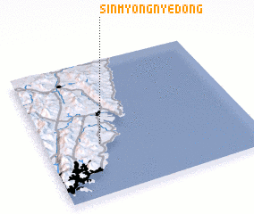 3d view of Sinmyŏngnye-dong