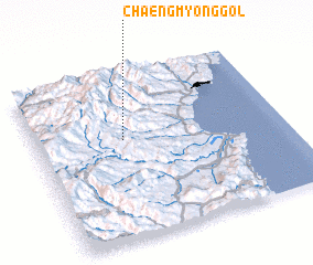 3d view of Chaengmyŏng-gol