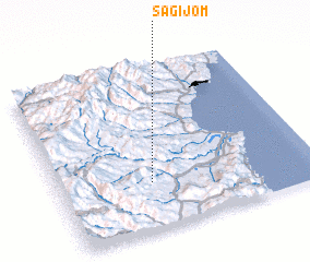 3d view of Sagijŏm