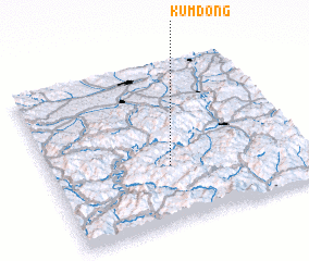 3d view of Kŭm-dong