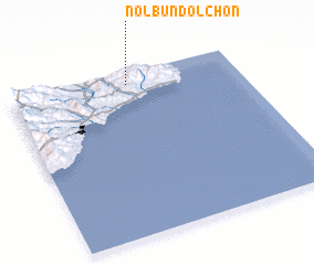 3d view of Nŏlbŭndol-ch\