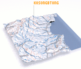 3d view of Kosŏng 1-tong