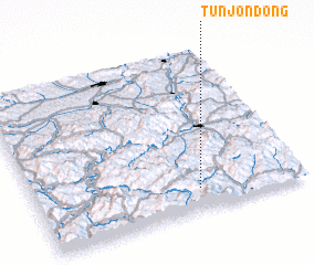 3d view of Tunjŏn-dong