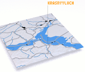 3d view of Krasnyy Luch