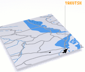 3d view of Yakutsk