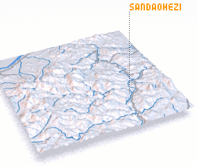 3d view of Sandaohezi