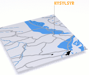 3d view of Kysyl-Syr