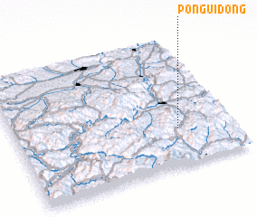 3d view of Pongŭi-dong