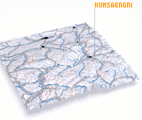 3d view of Kŭmsaeng-ni