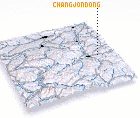 3d view of Changjŏn-dong