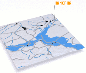 3d view of Kamenka