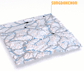 3d view of Songdŏk-ch\