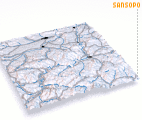 3d view of Sansŏp\