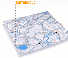 3d view of SantʼAngiolo