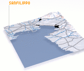 3d view of San Filippo