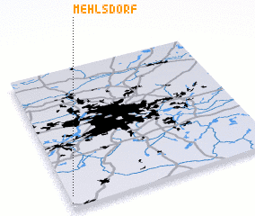 3d view of Mehlsdorf