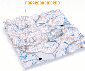 3d view of Nogaredo di Corno