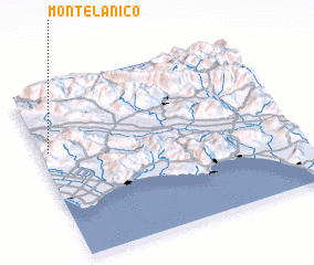 3d view of Montelanico