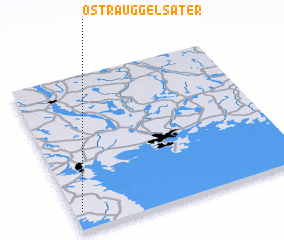 3d view of Östra Uggelsäter