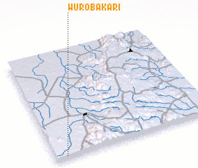 3d view of Wuro Bakari