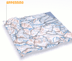 3d view of Appennino