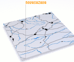 3d view of Nová Sázava