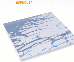 3d view of Aspdalen