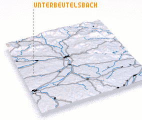 3d view of Unterbeutelsbach