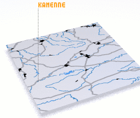 3d view of Kamenné